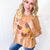 All Hearts Aglow Mineral Wash Patch Terry Knit Pullover In 3 Options *Final Sale*