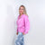 Terri Fleece Hoodie Jacket with Tampered sleeves in 2 colors - Boujee Boutique 