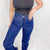 Judy Blue Jodie High Waist Raw Hem Vintage Wash Straight Leg Jeans - Boujee Boutique 