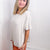 Easy Decisions Oversized Short Sleeve Pleated Back Tunic in 3 Colors - Boujee Boutique 