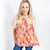 Woven and Chiffon Day Dreamer Mixed Floral Blouse - Boujee Boutique 