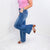 BAYEAS High Waist Button-Fly Raw Hem Wide Leg Jeans - Boujee Boutique 