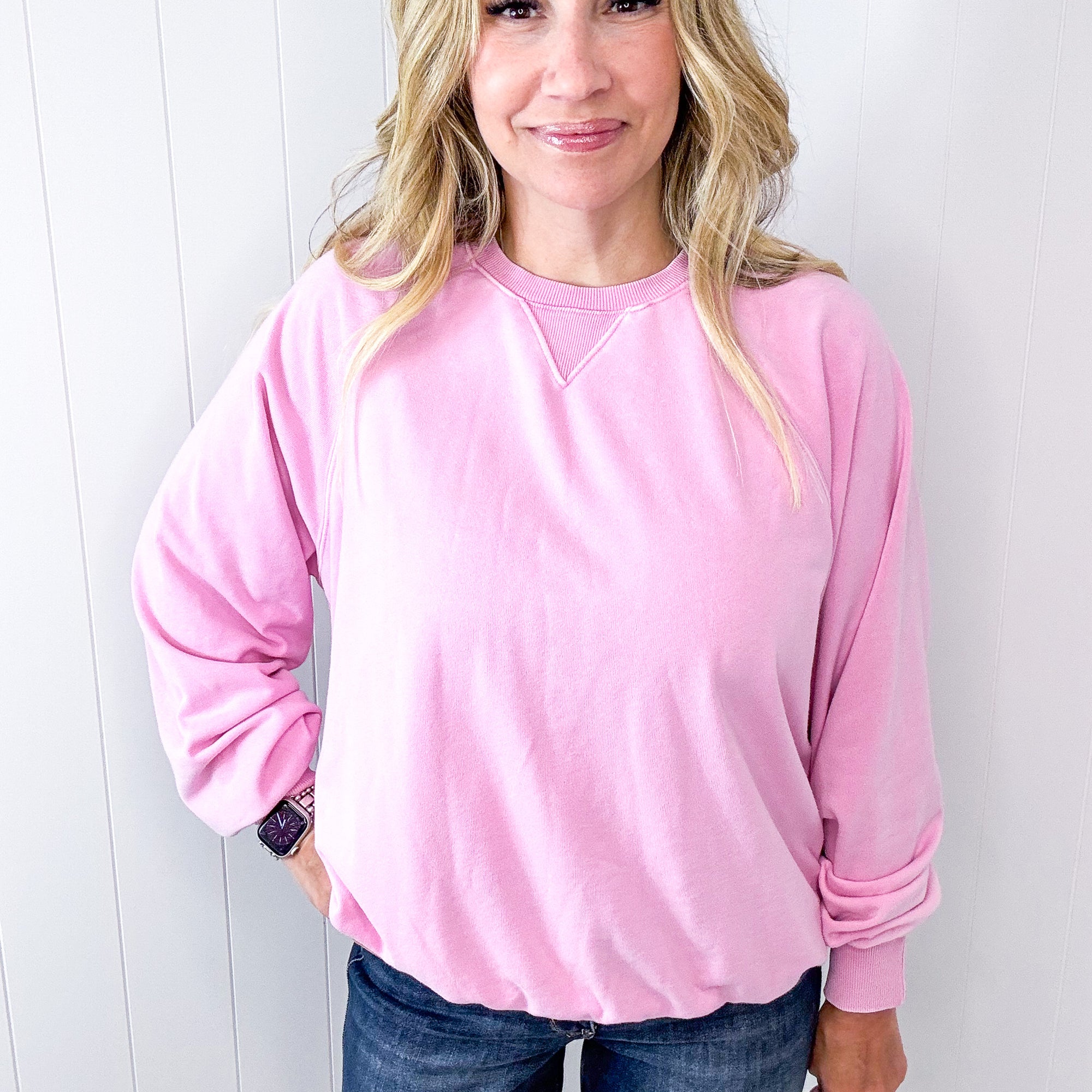 Every Day is a New Adventure Lightweight Soft Pullover Long Sleeve Sweatshirt in 4 Colors - Boujee Boutique 