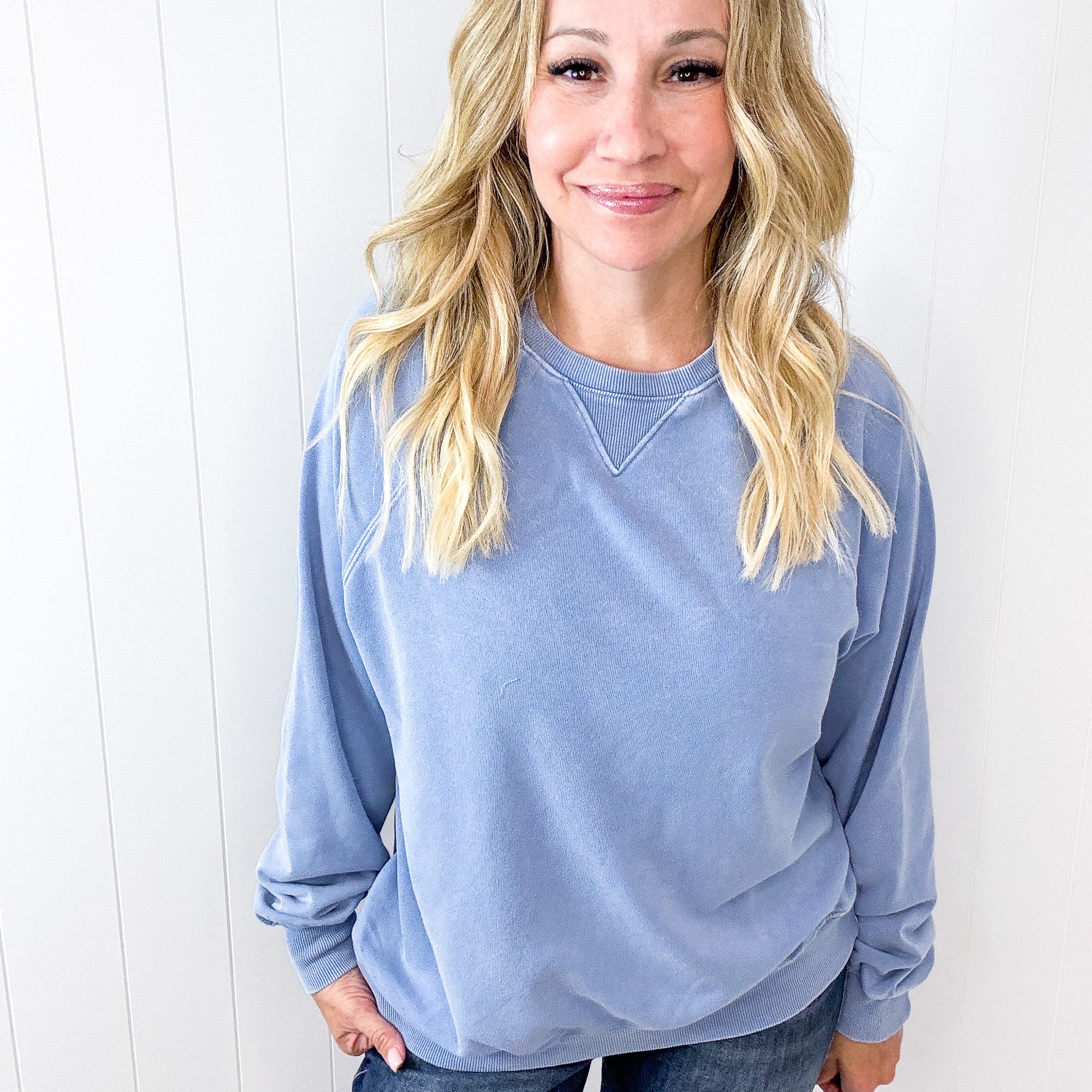 Every Day is a New Adventure Lightweight Soft Pullover Long Sleeve Sweatshirt in 4 Colors - Boujee Boutique 