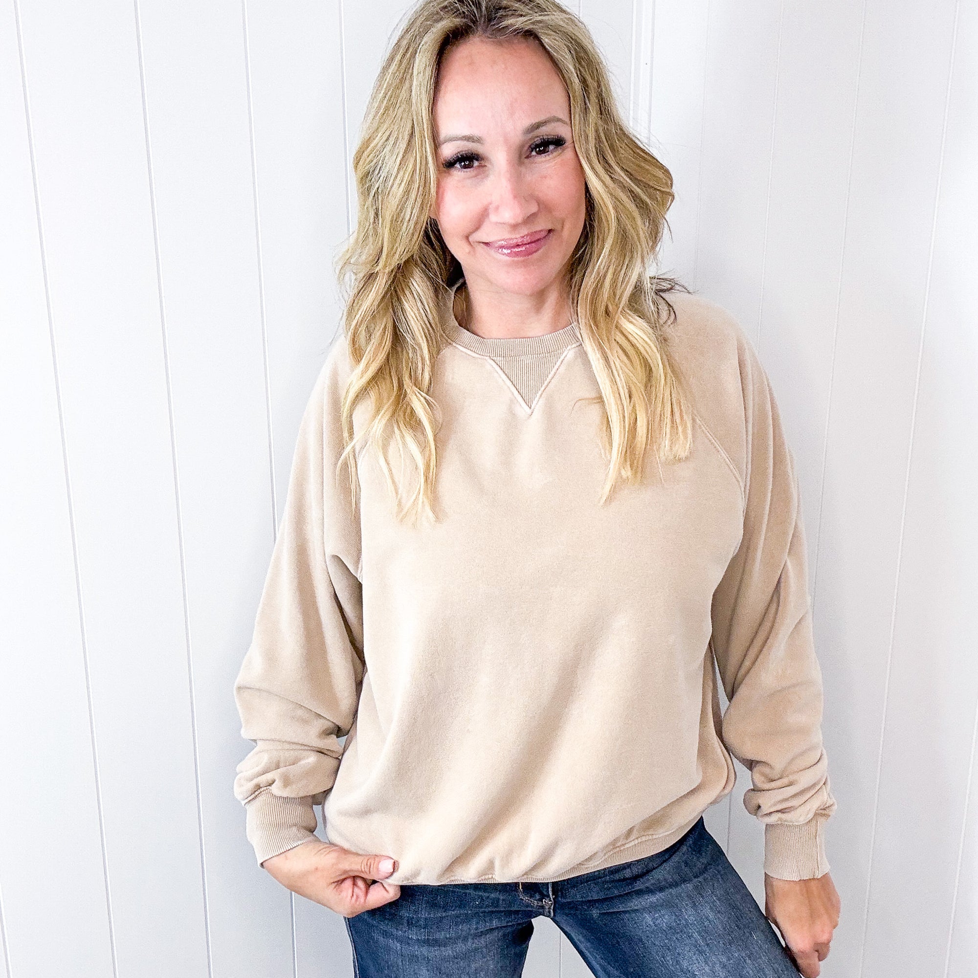 Every Day is a New Adventure Lightweight Soft Pullover Long Sleeve Sweatshirt in 4 Colors - Boujee Boutique 