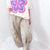Sunday Funday Mineral Washed Bubble Cargo Pocket Terry Knit Wide Leg Pants in 2 Colors - Boujee Boutique 