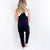Double Take Full Size V-Neck Sleeveless Jumpsuit with Pockets - Boujee Boutique 
