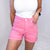 Judy Blue Pink Jenna High Waist Tummy Control Cuffed Shorts - Boujee Boutique 