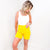 Judy Blue Yellow Jenna High Waist Tummy Control Cuffed Shorts - Boujee Boutique 