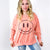 Be Happy Mineral Washed Terry Knit Pullover Long Sleeve Top in 5 Colors - Boujee Boutique 