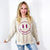 Be Happy Mineral Washed Terry Knit Pullover Long Sleeve Top in 5 Colors - Boujee Boutique 