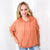 Soft Puff Textured Hacci Knit Teddy Pullover Quarter Sleeve Pullover Hoodie in 3 Colors - Boujee Boutique 