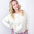 Night Sky Knit Back Star Washed Terry Knit Long Sleeve Pullover Top in 3 Colors - Boujee Boutique 