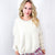 Night Sky Knit Back Star Washed Terry Knit Long Sleeve Pullover Top in 3 Colors - Boujee Boutique 
