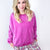 Night Sky Knit Back Star Washed Terry Knit Long Sleeve Pullover Top in 3 Colors - Boujee Boutique 