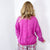 Night Sky Knit Back Star Washed Terry Knit Long Sleeve Pullover Top in 3 Colors - Boujee Boutique 