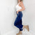 Judy Blue Buckle Up High Waist Destroyed Cropped Wide Leg Jeans - Boujee Boutique 