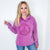The Peacemaker Relaxed Mineral Washed Long Sleeve Hoodie in 8 Colors - Boujee Boutique 