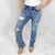 Judy Blue OHara Mid Rise Destroyed Straight Jeans - Boujee Boutique 