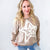 Easel Mineral Wash Cascading Star Print Washed Terry Long Sleeve Pullover in 3 Colors - Boujee Boutique 