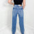 Judy Blue Dana High Waist Tummy Control Distressed Straight Leg Jeans - Boujee Boutique 