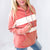 Autumn Spice Terry Knit Color Block Long Sleeve Hoodie - Boujee Boutique 