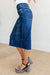 Judy Blue Sassy High Waist Denim Midi Skirt - Boujee Boutique 
