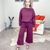 Burgundy Textured Cropped Wide Leg Pants - Boujee Boutique 