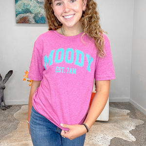 MOODY Est 7 AM Graphic Tee - Boujee Boutique 