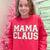 Red Mama Claus Graphic Sweatshirt - Boujee Boutique 