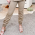 Tan Textured Jogger Pants - Boujee Boutique 