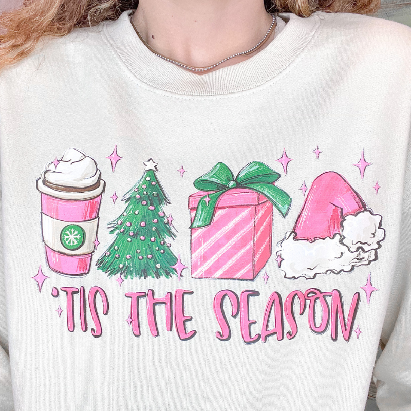 Tis The Season Christmas Sweatshirt - Boujee Boutique 