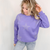 Periwinkle Bling Star Studded Sweatshirt - Boujee Boutique 