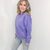 Periwinkle Bling Star Studded Sweatshirt - Boujee Boutique 