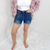 Judy Blue Cutiepie High Waist Tummy Control Cuffed Shorts - Boujee Boutique 