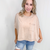 Summer Breeze Bleach Washed Short Sleeve Cropped Top in 6 Colors - Boujee Boutique 