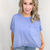 Summer Breeze Bleach Washed Short Sleeve Cropped Top in 6 Colors - Boujee Boutique 