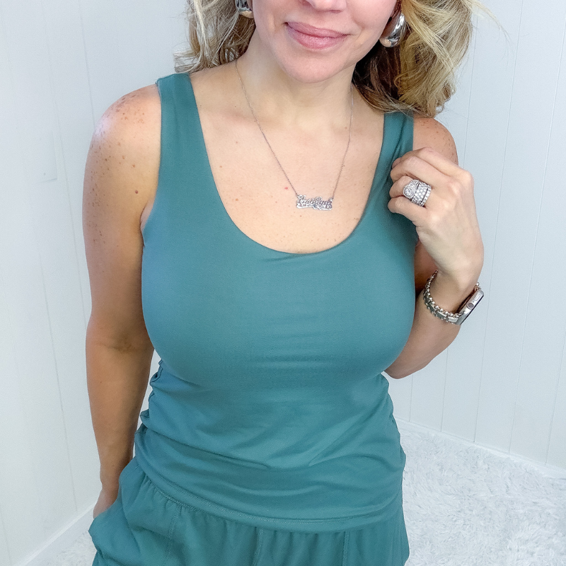 Casual But Cool Butter Soft Tank in Tidewater Teal - Boujee Boutique 