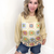 Multi Color Square Crochet and Knit Sweater - Boujee Boutique 