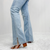 Judy Blue Whispering Willow Mid Rise Slit Hemline Bootcut Jeans - Boujee Boutique 