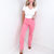 Judy Blue Blossom Pink High Waist Cargo Straight Jeans - Boujee Boutique 