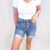 Judy Blue Kari High Rise Rigid Magic Button Fly Cutoff Shorts - Boujee Boutique 