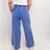 Relaxed Retreat Washed Blue Mineral Washed Terry Knit Pull on Pants - Boujee Boutique 