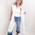 POL White Sleeveless Button Down Duster - Boujee Boutique 