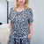 Grey Leopard Print Short Sleeve Pajama Set - Boujee Boutique 