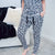 Grey Leopard Print Short Sleeve Pajama Set - Boujee Boutique 