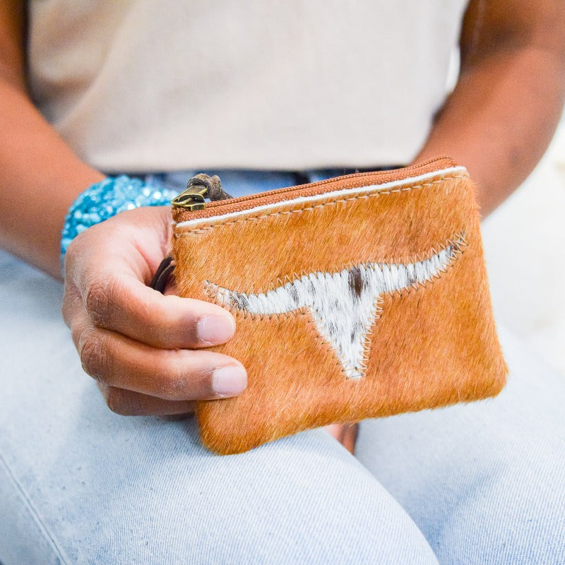 Genuine Leather Tassel Coin Purse - Boujee Boutique 