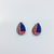 Teardrop Vintage American Flag Earrings - Boujee Boutique 