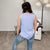 Very Perri Blue Tank Top - Boujee Boutique 