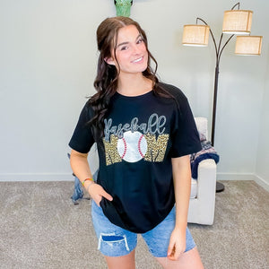 Baseball MOM Graphic Tee - Boujee Boutique 